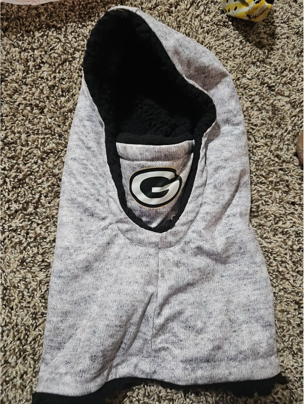 FOCO NFL unisex-adult Nfl Team Logo Drawstring Winter Cap Hooded Gaiter Balaclav